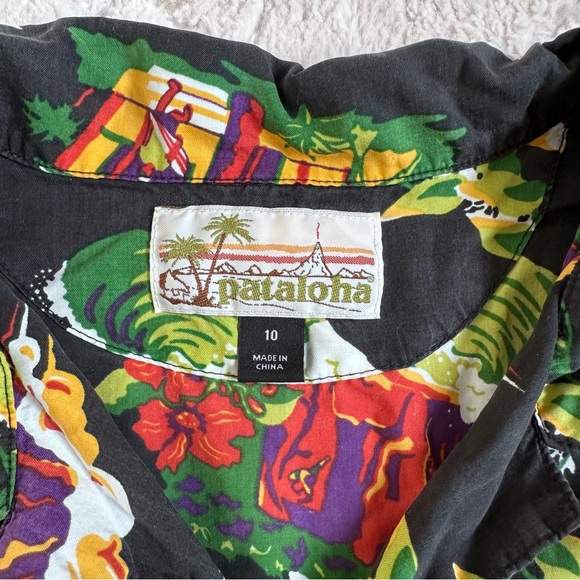 Patagonia Pataloha | Vintage Hawaiian Shirt Aloha Shirt Women's Hale'iwa Size 10 - Picture 3 of 7